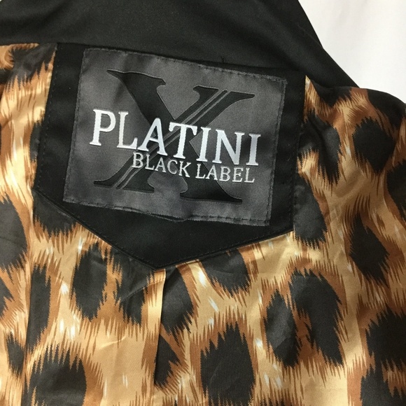 Platini Black Label Studded Spiked Blazer Jacket - Picture 5 of 8